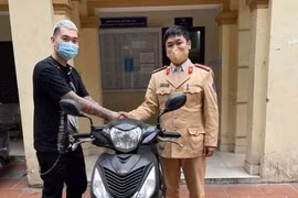 Bỗng dưng được Công an thông báo tìm thấy xe máy mất trộm từ năm 2017