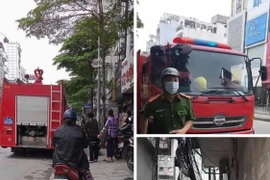 Xảy cháy ngôi nhà trong ngõ Thịnh Hào 3, phố Tôn Đức Thắng 