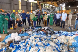 Tiêu hủy hơn 18 tấn hàng giả, hàng cấm, không rõ nguồn gốc