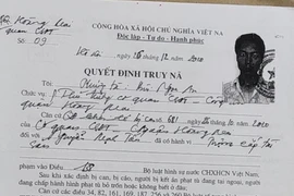 Công an phường Quỳnh Lôi bắt đối tượng trốn truy nã