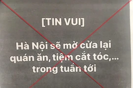 Đăng tin "Hà Nội mở cửa hàng quán, tiệm cắt tóc...", một người phụ nữ bị phạt 7,5 triệu đồng