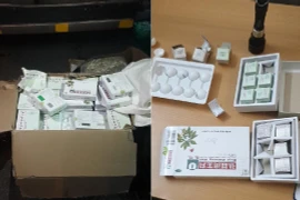 Chặn giữ xe ô tô chở 212 hộp thuốc không rõ nguồn gốc