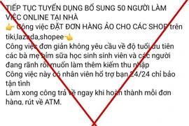 Công an Hà Nội cảnh báo hoạt động của các ứng dụng, website "giật" đơn hàng ảo