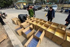 Liên tiếp bắt giữ các vụ vận chuyển thuốc lá nhập lậu