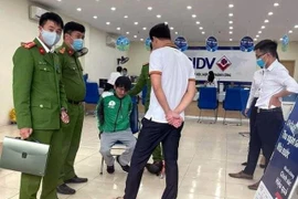 Xác định nhân thân đối tượng cướp tại phòng giao dịch Ngân hàng BIDV