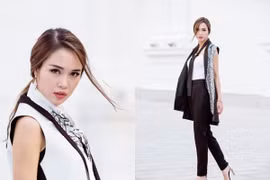 Bị Xuân Lê "quây kín", Vũ Ngọc Anh vẫn đẹp nổi bật