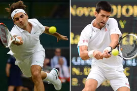 Djokovic và Federer hẹn nhau tại chung kết đơn nam Wimbledon 2014