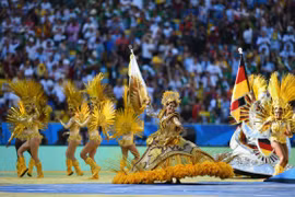 Chùm ảnh: Lễ bế mạc World Cup 2014 đậm chất Nam Mỹ