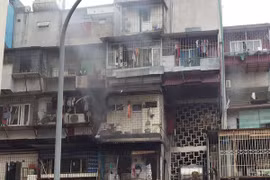 Cháy tại khu tập thể Vũ Ngọc Phan