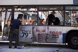 Xe bom phát nổ ngay tại Thủ đô Tel Aviv của Israel