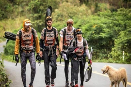 Chú chó bị lạc bám theo đội đua mạo hiểm vượt rừng Amazon