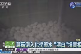 Phát hiện nấm Trung Quốc ngâm hóa chất độc hại