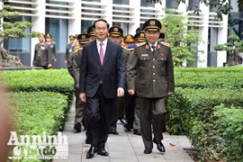 Chủ tịch nước Trần Đại Quang dự Hội nghị Công an toàn quốc lần thứ 72