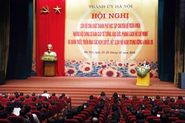 Cán bộ chủ chốt Hà Nội học tập quán triệt Nghị quyết, kết luận Hội nghị Trung ương 4