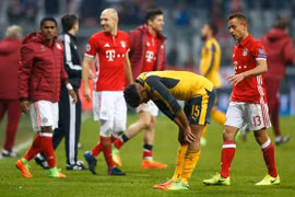 Arsenal tái lập "thành tích tồi tệ" tại Champions League