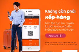 Hành khách có thể check-in trực tuyến tại nhà