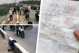 Để lại mảnh giấy dặn chồng nuôi con, người phụ nữ nghi nhảy sông tự tử