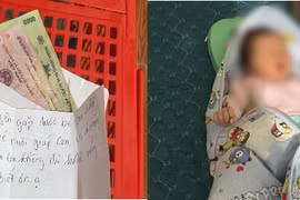 Bé gái sơ sinh bị bỏ rơi trước cổng nhà dân cùng 500.000 đồng và lời nhắn nhờ nuôi hộ