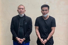 Bắt giữ hai đối tượng lấy trộm hàng trăm kg sắt