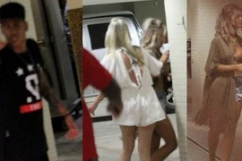 Neymar giận dữ vì bị cánh săn ảnh bám đuôi trong lúc "cưa" gái