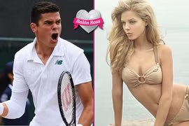Bạn gái Raonic nóng bỏng trong trang phục bikini 