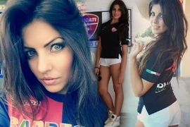 Siêu mẫu người Italia hứa khỏa thân nếu đội nhà thăng hạng