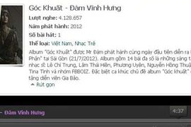 Đàm Vĩnh Hưng, Bùi Anh Tuấn "đọ fan" trên Zing