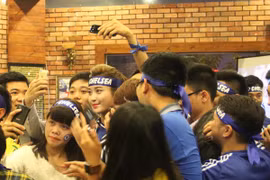 Á hậu Huyền My “đại náo” buổi sinh nhật CLB Chelsea