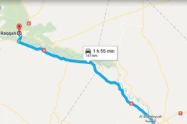 Không quân Syria phá hủy đoàn xe quân sự của IS ở Deir Ezzur