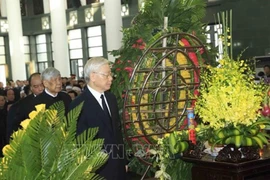 [ẢNH] Toàn cảnh lễ viếng Chủ tịch nước Trần Đại Quang