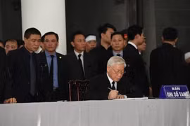 Lãnh đạo Đảng, Nhà nước tiếc thương Chủ tịch nước Trần Đại Quang