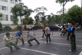 Tuổi trẻ CAQ Long Biên sôi nổi tranh tài