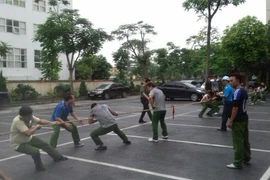 Tuổi trẻ CAQ Long Biên sôi nổi tranh tài