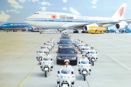 Những "kỵ binh" bảo vệ khách VIP trên đường