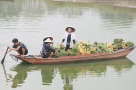 Chợ nổi giữa lòng Hà Nội