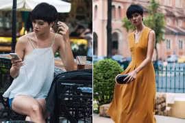 Cựu thí sinh Next Top Đỗ Hà diện thời trang cá tính dạo phố