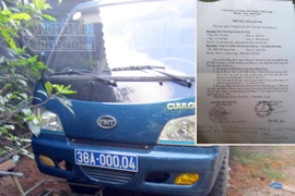 Ô tô của Hội Chữ thập đỏ cho tư nhân thuê...chở nước đi bán