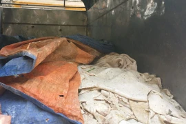 Ngăn chặn gần 2,5 tấn bì lợn bốc mùi tuồn ra tỉnh ngoài tiêu thụ