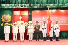 Cơ quan Ủy ban Kiểm tra Đảng ủy Công an Trung ương đón nhận Huân chương Bảo vệ Tổ quốc hạng Ba 