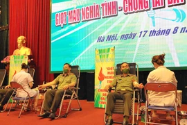 Câu lạc bộ phản ứng nhanh hiến máu tình nguyện Công an Thủ đô