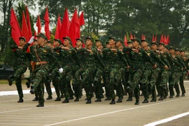 Ấn tượng hình ảnh dân quân tự vệ Thủ đô