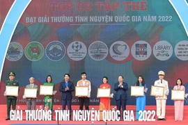 Trao tặng giải thưởng Tình nguyện quốc gia năm 2022 cho 19 cá nhân, tập thể 