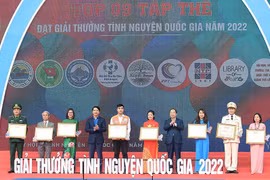 Trao tặng giải thưởng Tình nguyện quốc gia năm 2022 cho 19 cá nhân, tập thể 