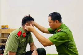 Trái tim nhân hậu của người thầy giáo Công an 