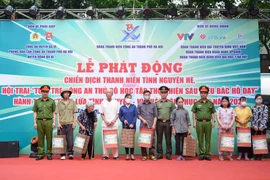 Chiến dịch tình nguyện hè ý nghĩa của tuổi trẻ Công an Thủ đô 