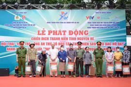 Chiến dịch tình nguyện hè ý nghĩa của tuổi trẻ Công an Thủ đô 