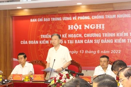 Đoàn kiểm tra của Ban Chỉ đạo Trung ương về phòng, chống tham nhũng, tiêu cực làm việc với Kiểm toán Nhà nước và Ngân hàng Nhà nước 
