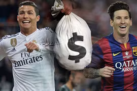 Lương Ronaldo, Messi thua xa... người đánh xe La Mã