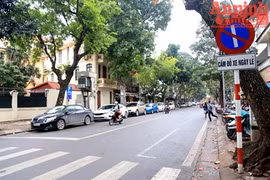 Dự kiến 15-3 sẽ bắt đầu đỗ xe chẵn lẻ trên phố Nguyễn Gia Thiều