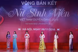 10 thí sinh miền Bắc vào vòng Chung kết "Nữ sinh viên Việt Nam duyên dáng 2016"